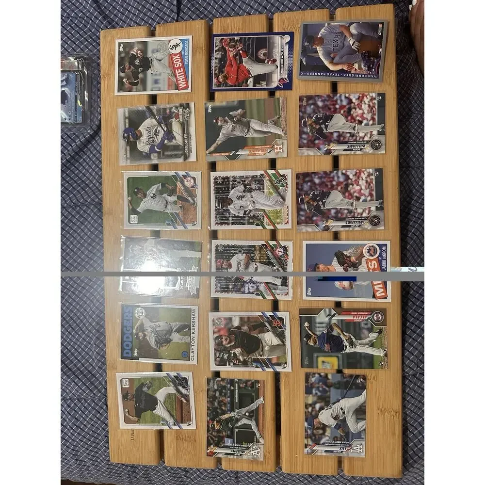 Lote 20 Tarjetas Beisbol Topps 2020-2026 Clayton Kershaw Jacob deGrom Stars